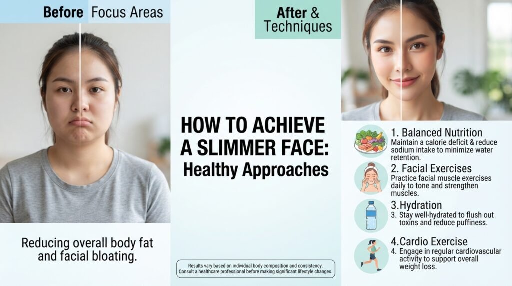 how to lose weight on your face