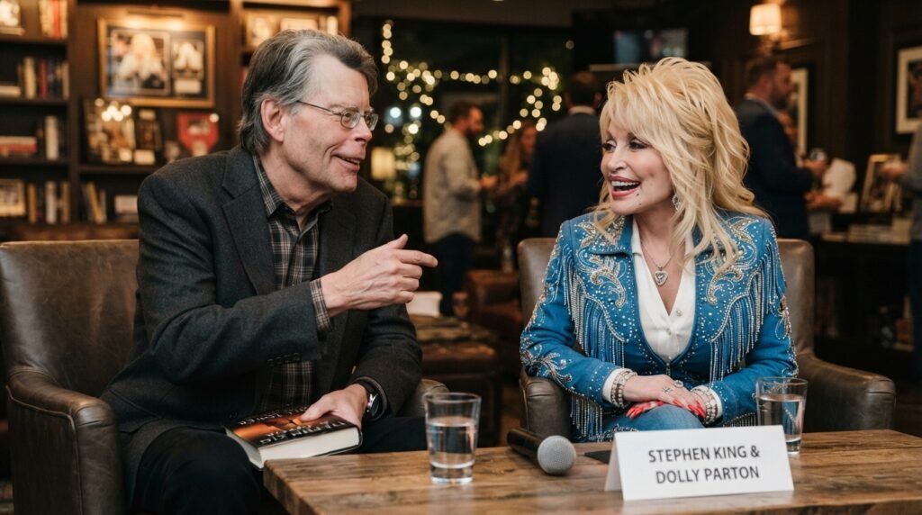 Stephen King and Dolly Parton