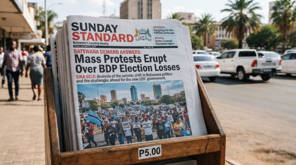 Sunday Standard Newspaper Botswana latest news